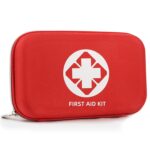 First Aid Kit - Small Waterproof Hard Shell Medical Kit for Car, Home, Travel, Camping & Emergencies - Compact 8.2"x5.3"x3.1" EVA Survival Kit with Essential Supplies (Empty) - Image 2