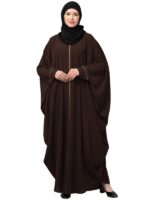 Front Open Kaftan With Pipin Work Made in Premium Nida Matte (Free Size) for Women and Girls - Image 2