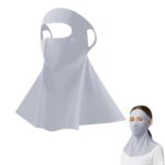 Full Face Mask for Sun Protection, 3D Face Cover for Women, UPF 50+ Summer Face Mask for Women, Breathable Ice Silk Cooling UV, Reusable, driving and hiking - Image 2