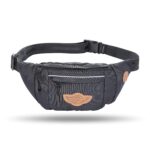 GUARDIANGEARS Kato Waist Pouch, Fanny Pack Money Belt Biking Cycling Travel Hiking Men & Women YKK Zippers (Charcoal Black) - Image 2