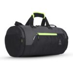 Gear Cross Training 9"/29L Large Water Resistant Duffle Bag | Travel Bag | Gym Bag for Men & Women (Black - Grey) - Image 2