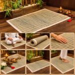 Handmade Traditional Meditation Yoga Mat (72'' x 8') – Natural Sacred Kusha Grass Asana for Yoga, Pooja, Spiritual Practices & Floor Seating | Eco-Friendly, Durable, Lightweight & Non-Toxic Prayer Mat for Home & Temple Use - Image 2