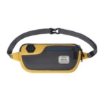 Harissons Orbito Water Resistant Waist Bag for Men & Women | Fanny Waist Pouch Pack | Ideal for Hiking, Travel, Camping & Outdoor Sports Activities (Yellow & Grey) - Image 2