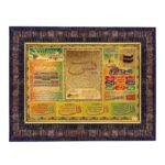 Hawai Mecca Madina Ayatul Kursi Muslim Islamic Quotes Wooden Wall Hanging Religious Photo Frame for Worship Use SFDI551BLKFRM 8.5x7 inch - Image 2