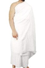 Horizon CG Mens Ihram/Ahram/Ehram 2 Soft Towels Hajj & Umrah Dress | White - Image 2