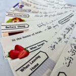 Islamic Dua Stickers for Kids & Adults, English Translation, Attractive Design, Transparent PVC, Pack of 12 - Image 2