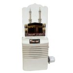 Islamic LED Plug-in Night Light with Kaaba Image, Adjustable Brightness Muslim Home Decor Lamp, Acrylic Mosque Night Lamp for Bedroom, Prayer Room, Kids Room, Festival Gift (White) (Kaaba) - Image 2