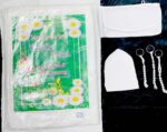 JANNAT Royal Towel Texture Ihram Combo of 4 with Ahram Belt, Cap and 7 Bead(Dana) Tazbi for Hajj and Umrah Ehram, White 5 Meter Top and Bottom Unstiched Fabric - Image 2