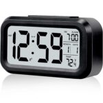 Kadio Digital Black Clock, Plastic, 8W x 14H Centimeters - Image 2