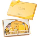 Kimirica Vivah Experience Wedding gift set for couple| Uniquely Crafted Wedding Gifts contains Body wash, Body Lotion, Bath Salt, Bathing bar and Hand cream | Luxuriously Scented Marigold & Turmeric | perfect Gifts for Wedding | 5 Piece Gift Hamper - Image 2