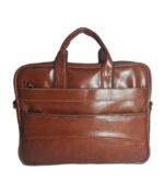 Leather Messenger Bag for man & women – 15.6 Inch Laptop Bag For Office Use & Travel Handbag with Adjustable Strap, Multi-pocket for Mobile, Documents & Tab, Waterproof & Durable - Image 2