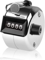Levin Tally Counter, 4-Digit Clicker Counter, Metal Hand Tally Counters Clicker Pitch Counter for Counting, Knitting, Coaching, Golf, Lap, Fishing (Pack of 1) - Image 2