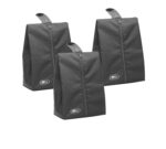 Lify Shoe Storage Organizer Bags Set, Water-Resistant Nylon Fabric with Sturdy Zipper for Traveling (Grey- 3Piece) - Image 2