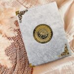 Luxurious Grey Velvet Textured Holy Quran | In Roman Urdu Script With Transliteration | The Holy Quran Urdu translation in roman script with Arabic - Image 2