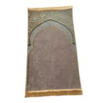MYADDICTION Children Prayer Mat Padded Portable Toddlers Prayer Carpet for Ramadan Gifts Camel - Image 2