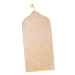 MYADDICTION Prayer Rug Soft Turkish Portable Muslim Prayer Mat for Adults Men Women Kids Beige - Image 2