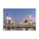 Madina - Masjid E Nabvi Poster (Without Frame) For Islamic Wall Poster Pack of 1 Poster Size 13 Inch* X 19 Inch* Multicolour - Image 2