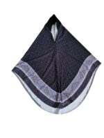 Malayasain hijabs with Floral Border Islamic Prayer Scarf, Elegant Pattern for girls size -9 TO 12 years - Image 2