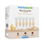 Mamaearth Rice Facial Kit With Rice Water & Niacinamide for Glass Skin - 60 g | Salon-Like Glowing Skin in 6 Easy Steps | Improves Skin Texture | Instant Glow | Suitable for all skin types - Image 2