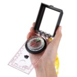 Map Ruler Mirror Scale Navigation Compass Scouts Survival Outdoor Camping Kits - Image 2