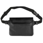 Maxbell Waterproof Waist Bag for Men – Travel Pouch & Passport Holder | Small Fanny Pack & Sling Bag (Light Black) - Image 2