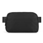 Mini Belt Bag Black Fanny Pack for Women and Men Fashionable Small Waist Pack Crossbody Bag with Adjustable Strap for Traveling,Running,Hiking,Jogging,Cycling, Black fanny bag, One Size, Classic - Image 2