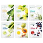 Mirabelle Fairness Face Mask Sheets For Glowing Skin, Hydration & Brightening | For All Skin Types, Women & Men | Korean Sheet Mask Combo Pack Of 6 (Each 25 ml) - Image 2