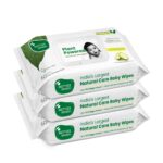 Mother Sparsh Natural Care Baby Wet Wipes with Lid|100% Plant Made Fabric From Forest Land|Fresh+Cleanse(with Cucumber)Plant Powered Wet Wipes For Baby,Cotton Cloth Like Bigger Sheets|60 Pc(Pack of 3) - Image 2
