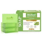 Multani Natural Aloe Vera Soap For Bath (125 Gm - Pack Of 3) | Helps In Reducing Acne | For Deep Hydration & Glow | For Pigmentatio & Sun Damage | Helps Rejuvenate Dull & Tired Skin | Paraben Free | Clinically Tested | For All Skin Types | Soap Bar For Men & Women - Image 2