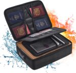 Multilayer Storage Bag for Important Documents, Certificate, Stationery Bag // Vehicle Document Storage Holder Organizer Travel Document Storage with Password Lock for Man Woman (1Pcs) - Image 2