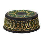 Muslim Prayer Kufi Hat Men Islam Skull Embroidery Cap Beanie Hat Arabian Omani Turkish Prayer Headwear Eid Gift - Image 2