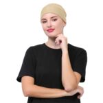 Muslim Women Shimmer Design Under Hijab cap - Image 2