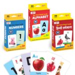 My First Vocabulary,Spatial Awareness Flash Cards for Kids(Combo of 3):Alphabets,Numbers,Hindi Varnamala,108 Cards for Preschoolers & Toddlers 2-6 Years,Learning Guide&Activities Included - Image 2