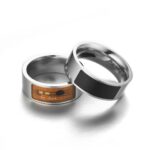 NFC Multifunctional Intelligent Ring Smart Finger Digital Ring for Men, Black - US 11 - Image 2