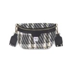 NFI essentials Waist Chest Bag for Women Belt Sling Pouch Crossbody Unisex Crossover Fanny Pack One Side Travel Handy Hiking Zip Bag Multipurpose Canvas Adjustable Thick Strap Shoulder Money Phone Bag - Image 2