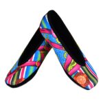 NuFoot Ballet Flats Women's Shoes, Best Foldable & Flexible Flats, Slipper Socks, Travel Slippers & Exercise Shoes, Dance Shoes, Yoga Socks, House Shoes, Indoor Slippers, Pink Bamboo, Medium - Image 2