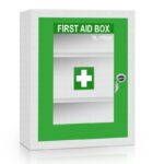 OTICA First Aid Box Emergency Medical Kit for Medicine Storage Multi Compartment First Aid Kit Box for Home, School, Office with Key Lock, Big Size, Wall Mount (Green) - Image 2