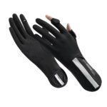 PALAY® Driving Gloves for Women, UV Protection Riding Gloves Women Sun Protection, Ice Silk Fashion Bike Gloves for Summer, Open Finger & Anti-slip Design Black - Image 2