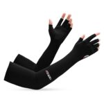 PALAY® Hand Gloves for Sun Protection Bike Riding Non-Slip Touch Screen UV Protection Arm Sleeves for Men Women Breathable Silk Cooling Hand Sleeves Breathable Arm Sleeves for Driving, Cycling - Image 2