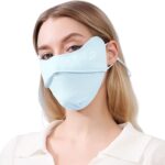 PALAY® Mask for Women Sun Protection Face Cover Mask for Bikers UPF 50+ Reusable Summer Cooling Fabric Masks for Cycling, Biking, Golfing - Image 2