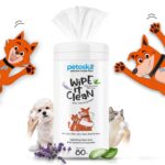 PETOSKA Wipe it Clean 80 N | Pet Wipes for Dogs, Cats & All Pets | Aloe Vera & Fresh Lavender | Dry Bath, Ear & Paw | Wet Wipes for Cleaning & Deodorizing | Hygiene Cleaning Essentials, 15 x 20 cm - Image 2