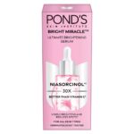 Pond's Bright Miracle Ultimate Brightening Serum with Niasorcinol | 30X better than Vitamin C | For Visibly Brighter, Spot-Free Skin in 1 Week | Lightweight & Fast Absorbing | 15ml - Image 2
