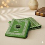 Portable Prayer Mat with Compass | Stability Corners and Pocket-Friendly Design | Available in 5 Colors (Green) - Image 2