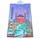 Prayer mat, Soft and Compact Polyester ABS Prayer mat for Home use for Children's Prayer - Image 2
