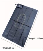 Praying Rug, Travel Prayer Mat, Portable Namaz Mat Nylon Waterproof Easy Praying Mat, 110 cm X 65 cm (Black) - Image 2