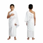 Premium 100% Cotton Ihram for Kids (Ages 4–8 Years) – 30×60 Inch|Plain Weave, Densely Woven, Opaque | Ehram, Ahram for Hajj & Umrah - Image 2