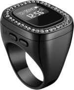 Premium Electronic Tasbih Ring with Large HD Display | Smart Prayer Counter with Azan Reminder & Alarm | Rechargeable Digital Zikr Ring for Men & Women Multi Color - Image 2