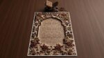 Premium Printed Janamaz - 2 x 4 Feet Large Size Prayer Mat with High-Definition Digital Print, Lightweight & Foldable Velvet Touch Namaz Mat for Home, Travel & Ramadan Gifting (Design 5) - Image 2