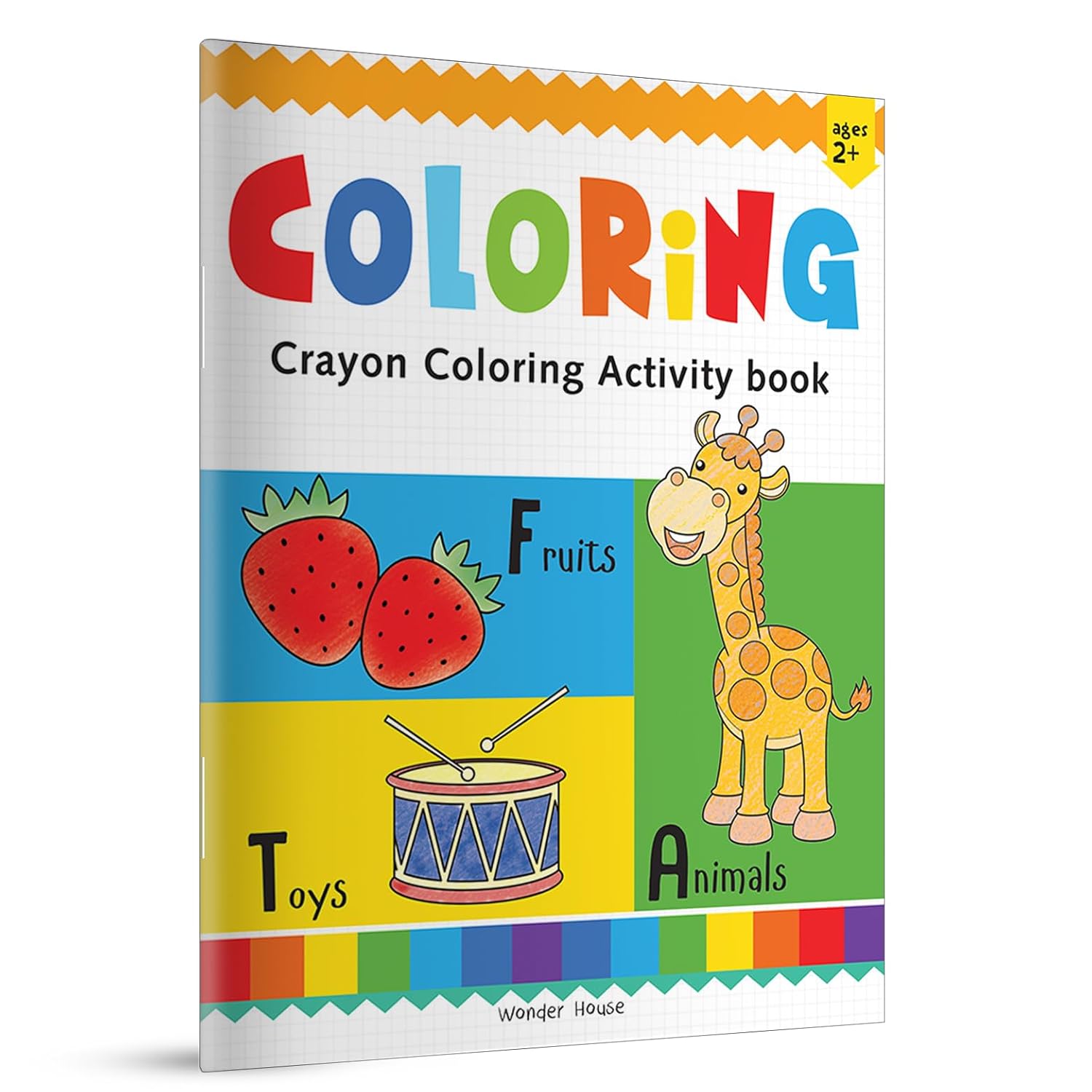 Preschool Activity Book: Coloring – Crayon Fun Activity Book for Kids Ages 3–5 | Big Pictures to Color, Shapes, Animals & More | Boost Creativity & Fine Motor Skills | 2+ Hours of Coloring Fun - Image 2