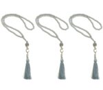 Prien 3 Pcs Prayer Beads, Islamic Gifts, 99 Beads Tasbeeh for Muslim, Islam Dhikr Counter, Bulk Tasbih Gift Set, Rosary for Women Men, Mawlid Favor for Prayer Rug, Ramadan, Hajj, Eid (Grey) - Image 2